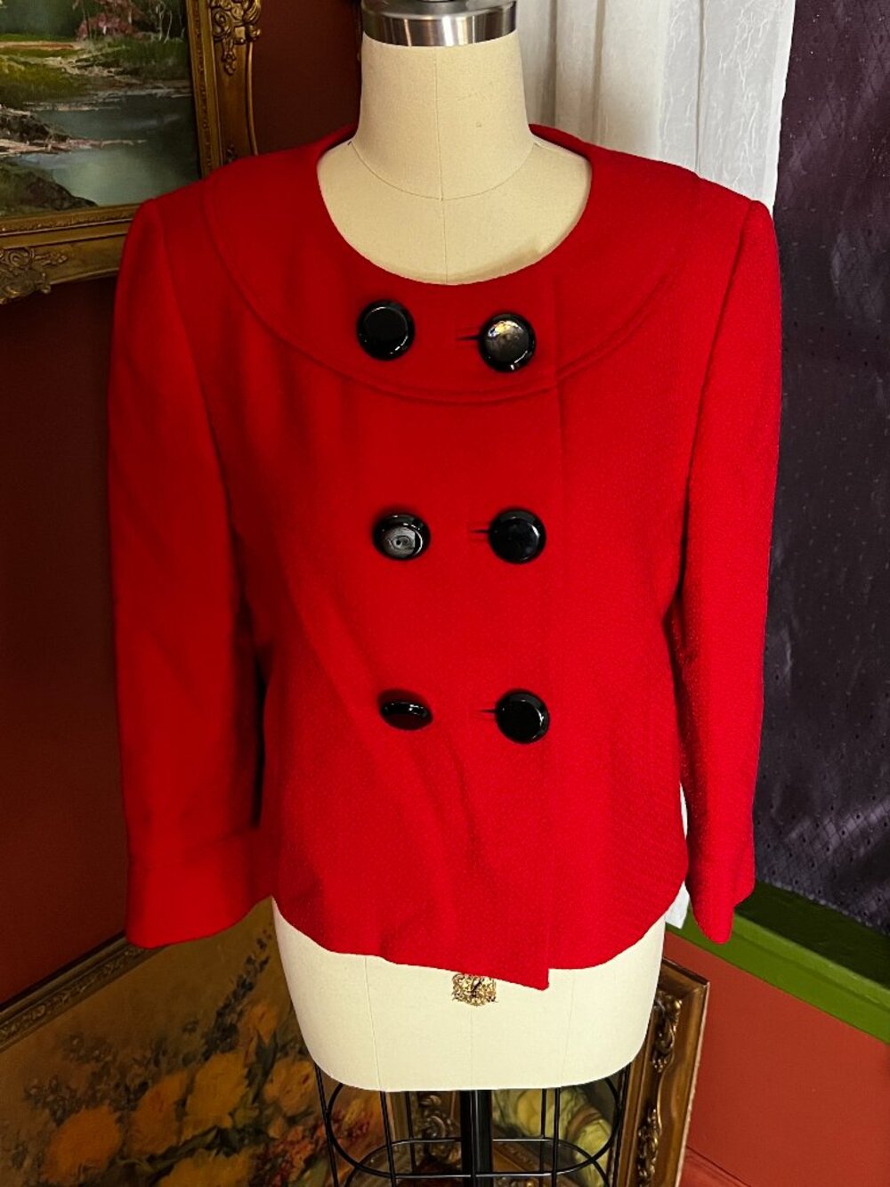 Red Wool Coat